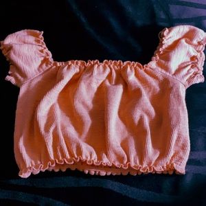 Off the shoulders crop top